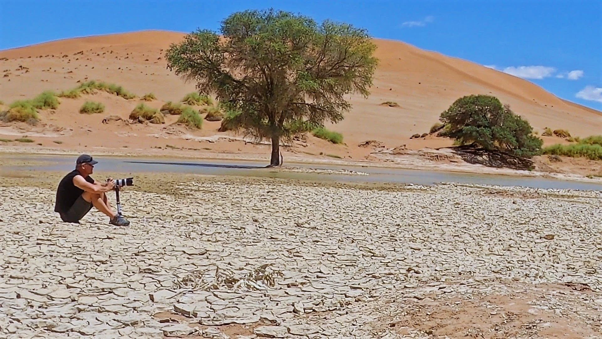 Jens Schneider during Namibia field production work.